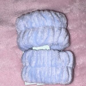 Fluffy Blue Skin Care Wristlet